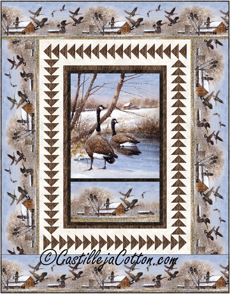 Time to Fly Geese Quilt CJC-53861e - Downloadable Pattern