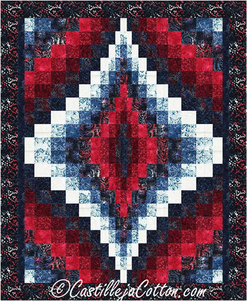 Double Bargello Jewel Quilt CJC-54022e - Downloadable Pattern