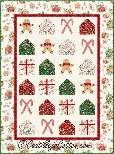 Christmas Candy Quilt CJC-54072e - Downloadable Pattern