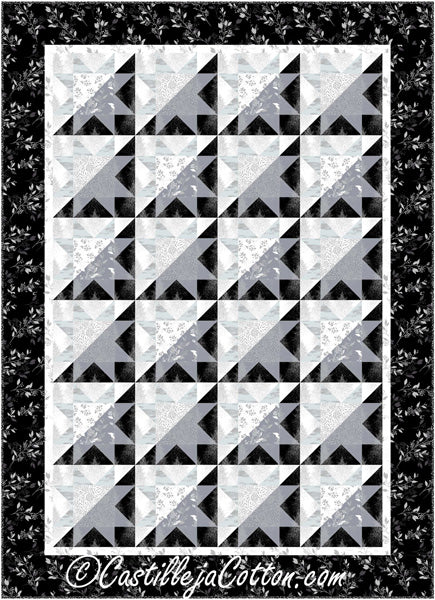 Shadow Stars Quilt CJC-54101e - Downloadable Pattern