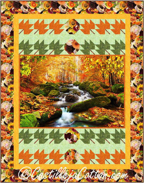 Autumn Stream Quilt CJC-54151e - Downloadable Pattern