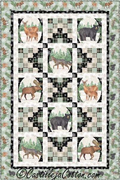 Frosted Animals Quilt Pattern CJC-54194 - Paper Pattern