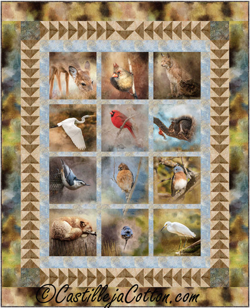 Nesting Animals Quilt Pattern CJC-54211 - Paper Pattern