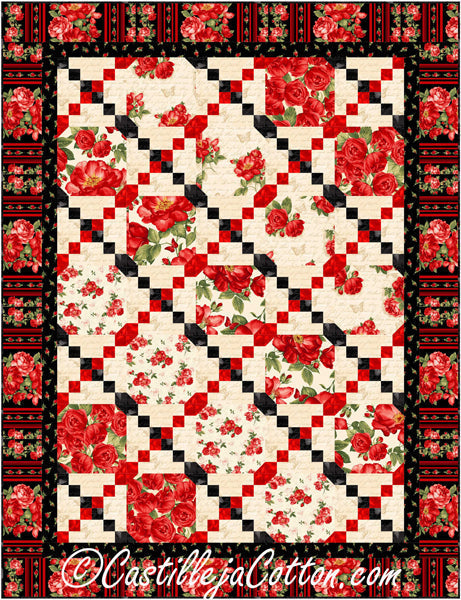 Floral Garden Quilt Pattern CJC-54251 - Paper Pattern