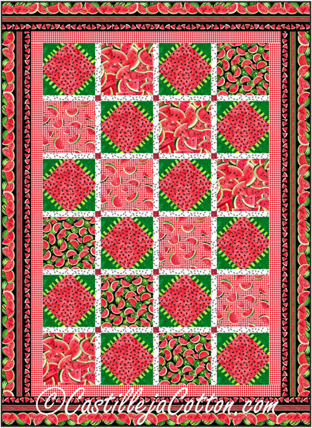 Watermelon Quilt CJC-54261e - Downloadable Pattern