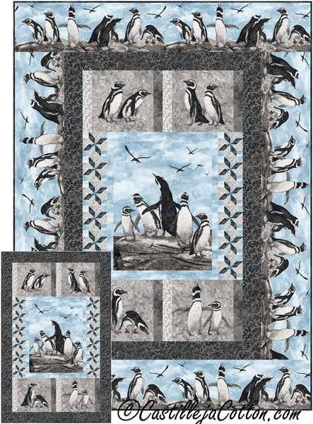 Southern Penguins Quilt Pattern CJC-54280 - Paper Pattern