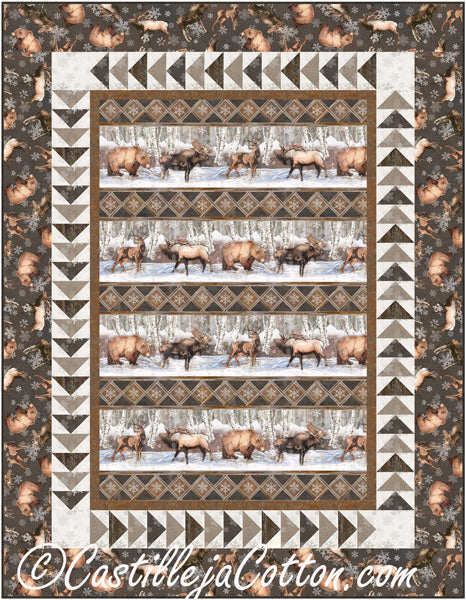 Forest Animals Quilt Pattern CJC-54321 - Paper Pattern