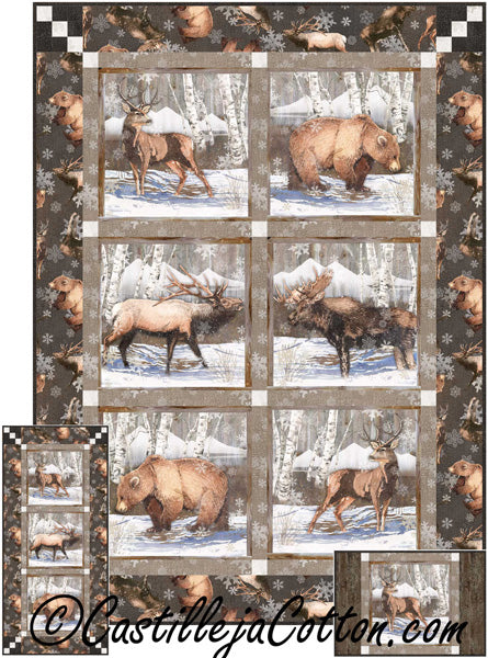 North Ridge Animals Quilt Pattern CJC-54330 - Paper Pattern