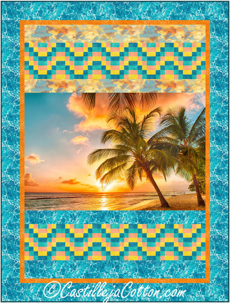 Island Paradise Quilt Pattern CJC-54402 - Paper Pattern