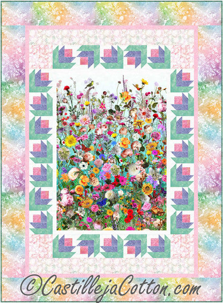 Floral Wonder Quilt CJC-54521e - Downloadable Pattern