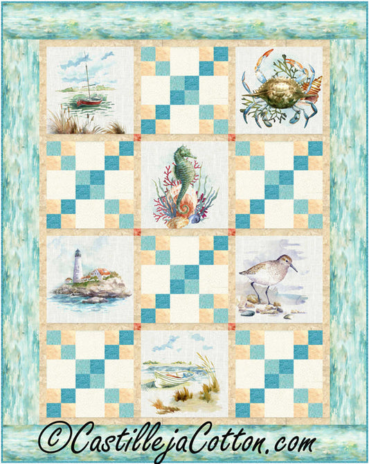 Lighthouses and Boats Quilt Pattern CJC-54541 - Paper Pattern