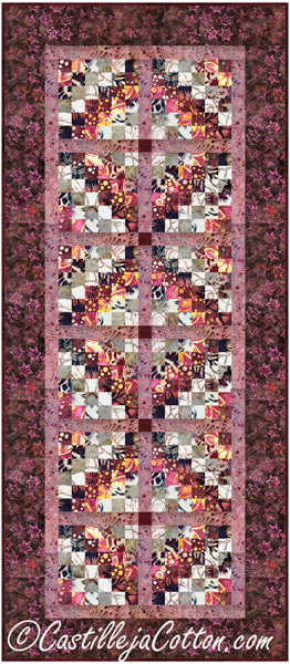 Three Diamonds Runner Quilt CJC-54651e - Downloadable Pattern