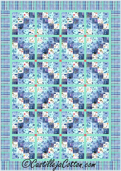 Four by Four Diamonds Quilt Pattern CJC-54661 - Paper Pattern