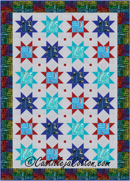 Stars for Heroes Quilt CJC-54671e - Downloadable Pattern