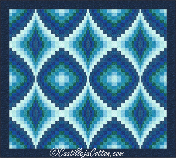 Six Gemstones Quilt CJC-54701e - Downloadable Pattern