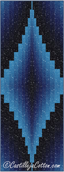 Ombre Diamond Table Runner Pattern CJC-54771 - Paper Pattern