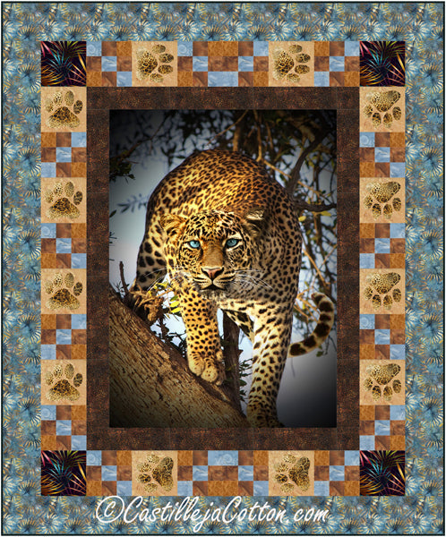 Leopard Quilt CJC-54801e - Downloadable Pattern