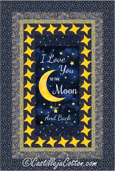 Starry Moon Quilt Pattern CJC-54901 - Paper Pattern