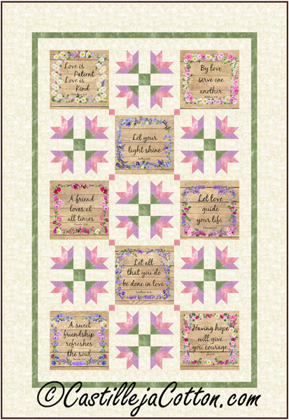 Good Words Quilt Pattern CJC-54911 - Paper Pattern