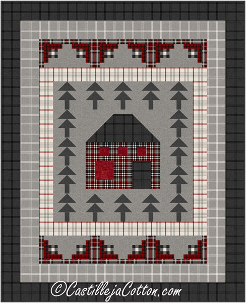 Cabin in the Woods Quilt CJC-54931e - Downloadable Pattern