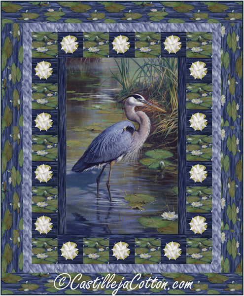 Blue Heron Quilt CJC-54941e - Downloadable Pattern