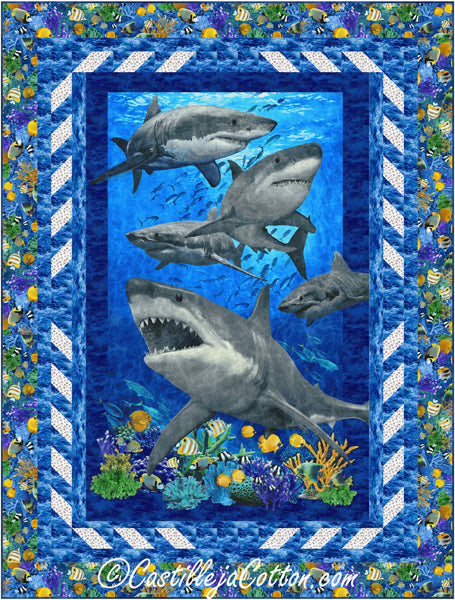 Shark Teeth Quilt CJC-54961e - Downloadable Pattern