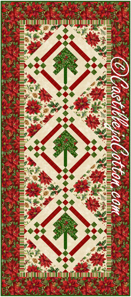 Christmas Tree Runner CJC-55043e - Downloadable Pattern