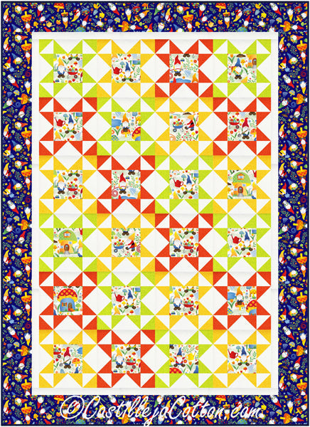 Starry Gnomes Quilt CJC-55161e - Downloadable Pattern