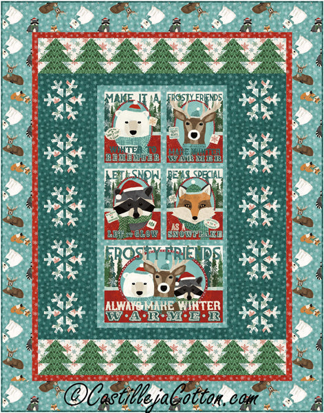 Snowflakes and Trees Quilt Pattern CJC-55241 - Paper Pattern