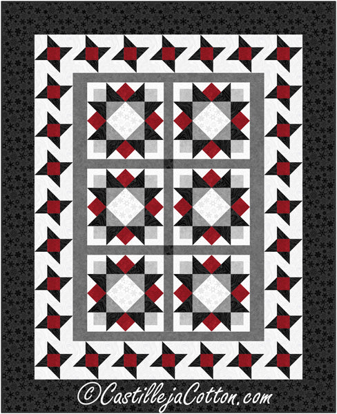 Friendship Stars Quilt Pattern CJC-55261 - Paper Pattern