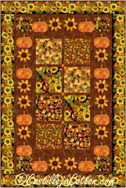 Fall Harvest Quilt Pattern CJC-55281 - Paper Pattern