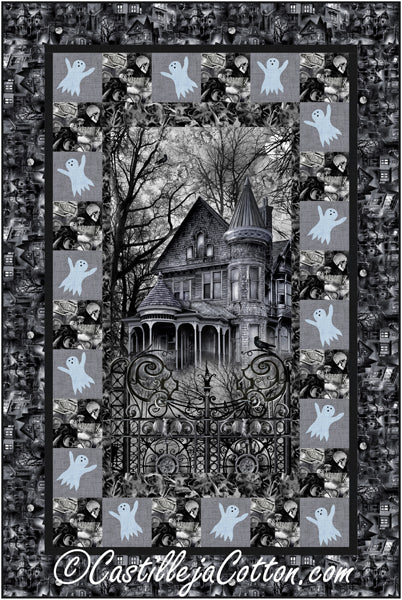 Wicked Haunted House Quilt Pattern CJC-55321 - Paper Pattern