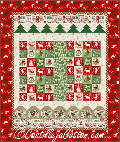 Comfort and Joy Lap Quilt Pattern CJC-55341 - Paper Pattern