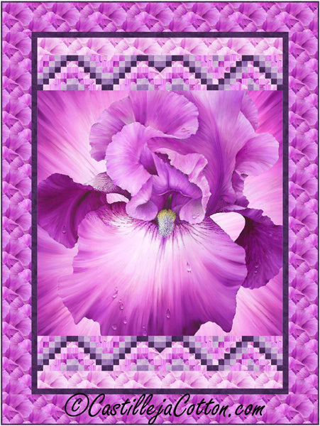 Lush Orchid Quilt Pattern CJC-55471 - Paper Pattern