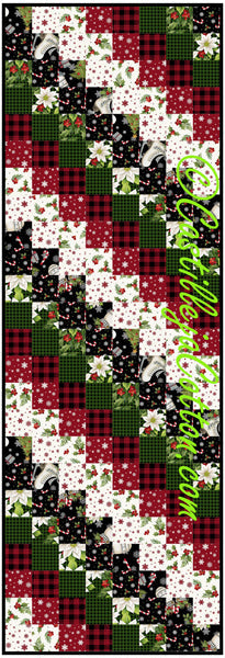 Tilted Squares Runner Pattern CJC-55421 - Paper Pattern