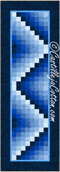 Wiggling Blocks Runner Quilt Pattern CJC-55431 - Paper Pattern