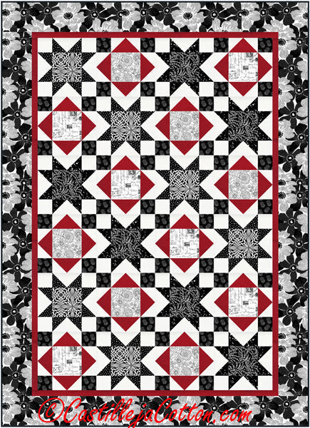 Stars and Squares Quilt Pattern CJC-55441 - Paper Pattern