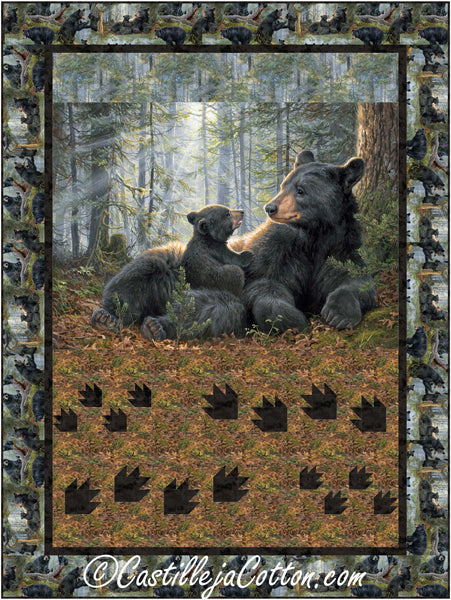 Mama Bear and Cub Quilt Pattern CJC-55461 - Paper Pattern