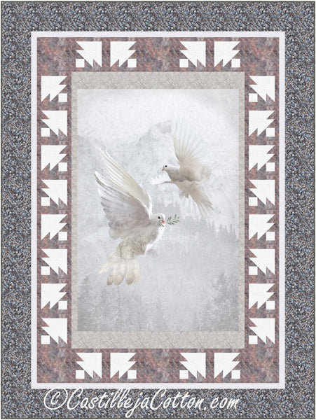 Pair of Doves Quilt CJC-55531e - Downloadable Pattern