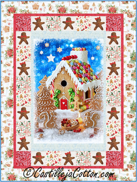 Gingerbread House Quilt CJC-55581e - Downloadable Pattern