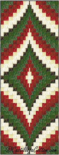 Christmas Diamonds Runner Pattern CJC-55691 - Paper Pattern