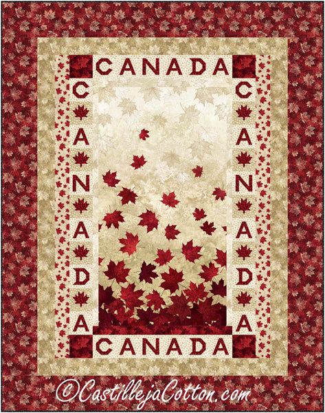 Oh Canada Leaves Quilt Pattern CJC-55901 - Paper Pattern