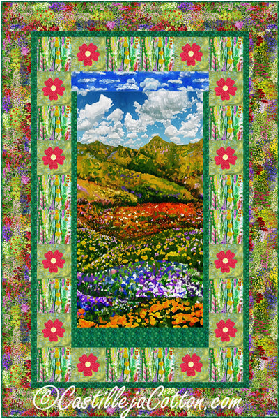 Field of Flowers Quilt CJC-56061e - Downloadable Pattern