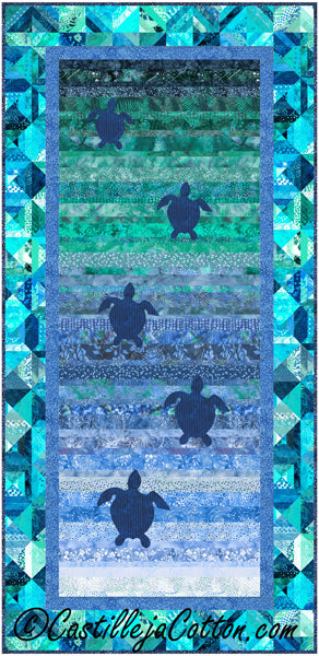 Turtles to the Sea Wall Hanging or Runner Pattern CJC-56131 - Paper Pattern