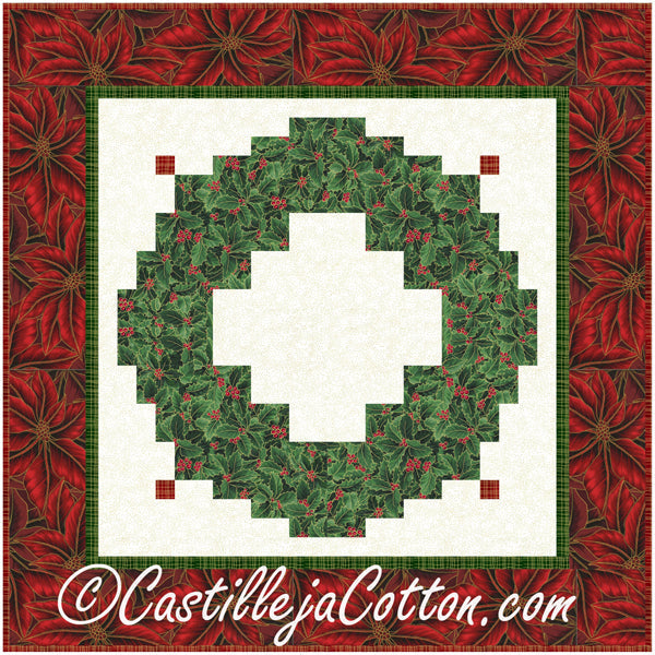 Christmas Wreath Wall Hanging CJC-56181e - Downloadable Pattern