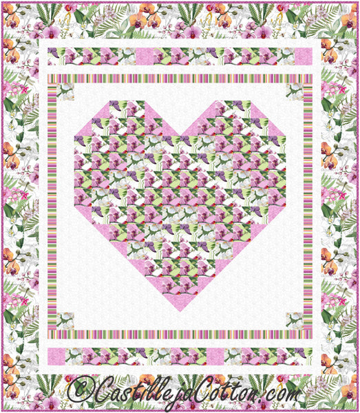 Floral Heart Wall Hanging CJC-56292e - Downloadable Pattern