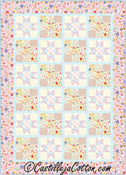 Playing with Dolls Quilt Pattern CJC-56361 - Paper Pattern