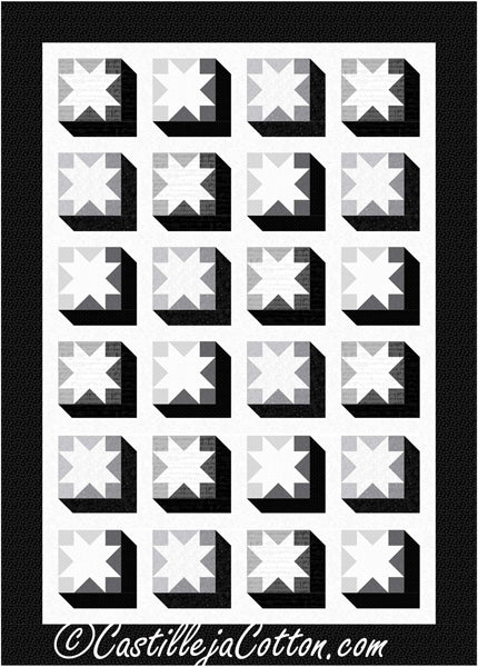 Cubic Stars Quilt Pattern CJC-56392 - Paper Pattern