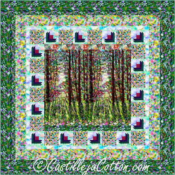 Floral Meadow King Quilt Pattern CJC-56602 - Paper Pattern