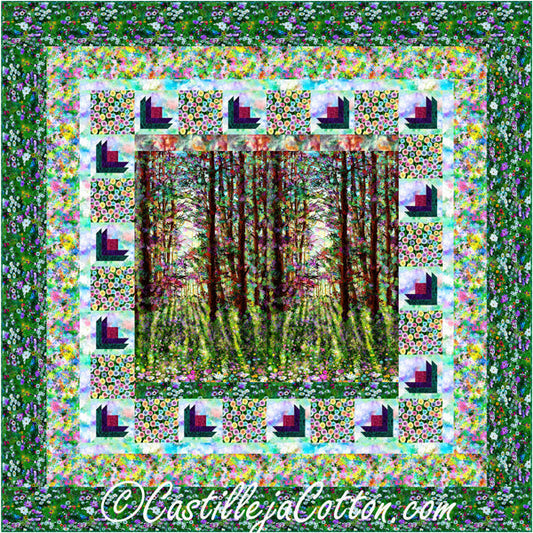 Floral Meadow King Quilt Pattern CJC-56602 - Paper Pattern